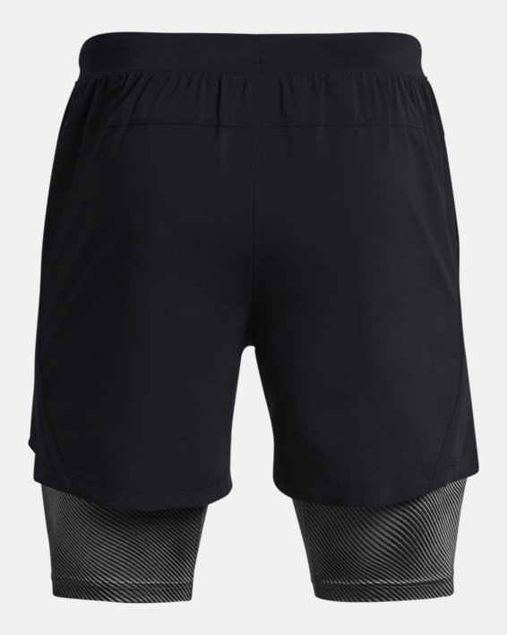 Men's UA Launch 5'' 2-in-1 Shorts in Black image number 7